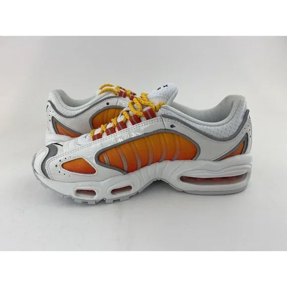 Nike Air Max Tailwind 4 NRG White Orange Women's Sneakers Shoes - Picture 4 of 12